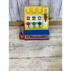 Basic Fun Fisher-Price Classic Toys - Retro Cash Register for Kids
